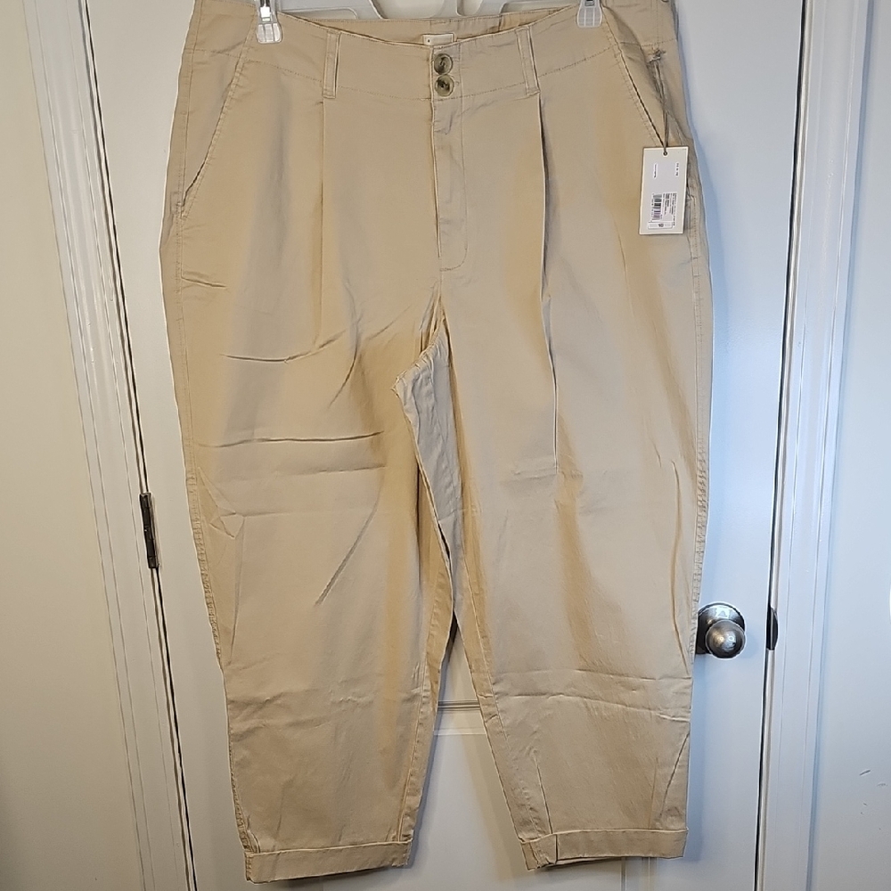 a new day Women's Khaki Chinos Pants Size‎ 18 NWT